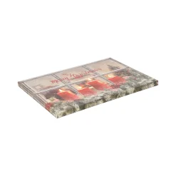 O'malley Kerstdecoratie>Schilderij Kaars LED 40 x 30 cm