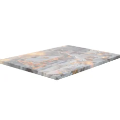 O'malley Kerstdecoratie>Schilderij LED sneeuwman 60 x 40 cm