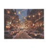 O'malley Kerstdecoratie>Schilderij Straatverlichting LED 40 x 30 cm