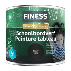 Finess Muurverf>Schoolbordverf zwart 1428 500ml