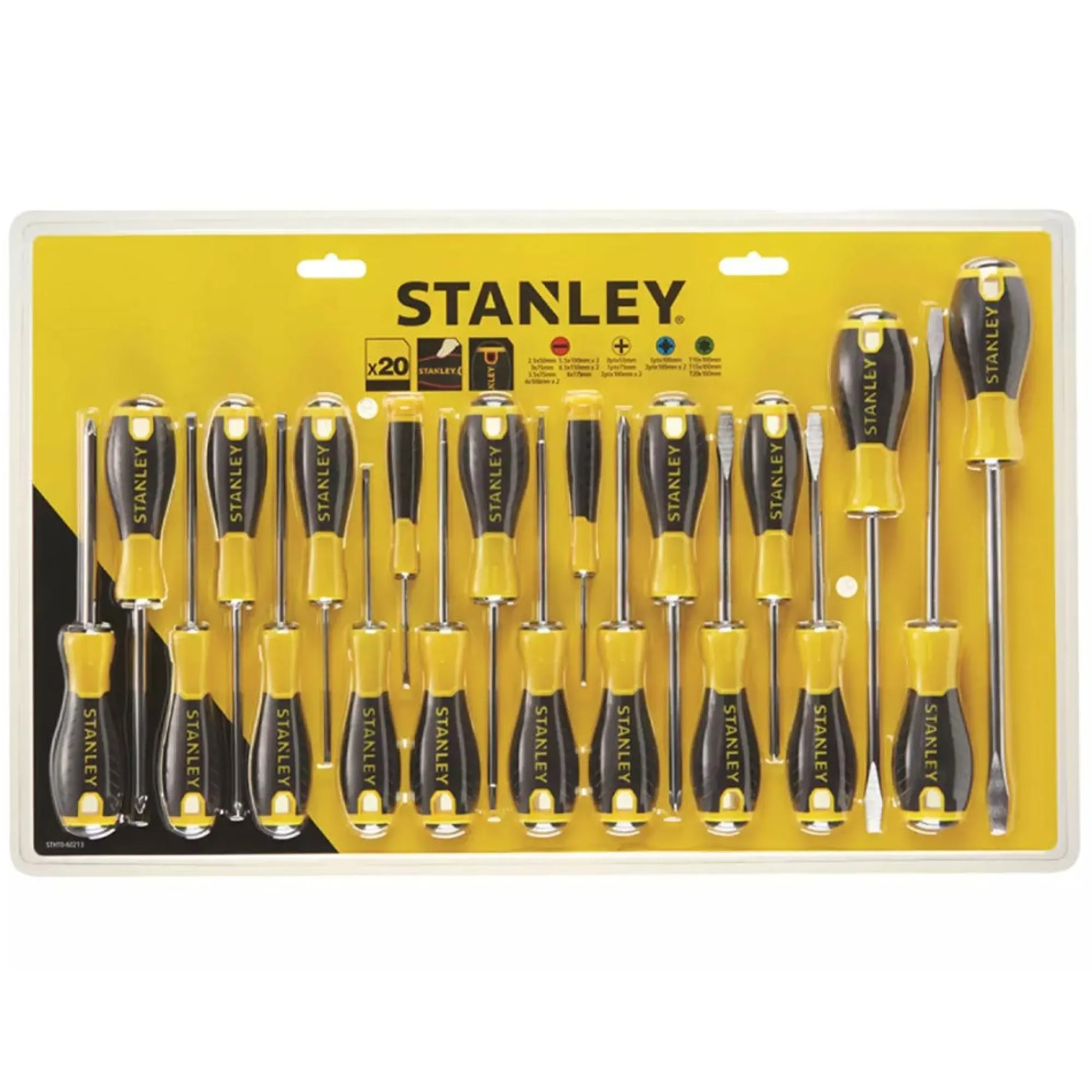 Stanley Handgereedschap>Schroevendraaierset 20-delig