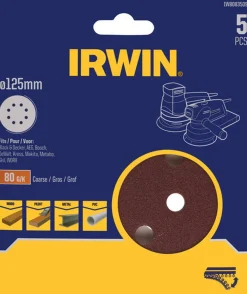 Irwin Toebehoren Elektrisch Gereedschap>Schuurschijf Ø125mm K80 5st.