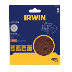 Irwin Toebehoren Elektrisch Gereedschap>Schuurschijf Ø115mm K40 5st.