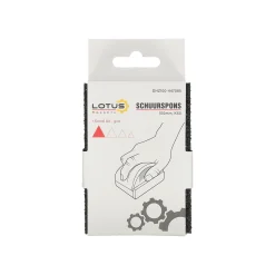 Lotus Verfspullen>Schuurspons 100 mm K60 grof
