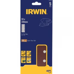 Irwin Toebehoren Elektrisch Gereedschap>Schuurstrook 190 x 93 mm K80 5st.
