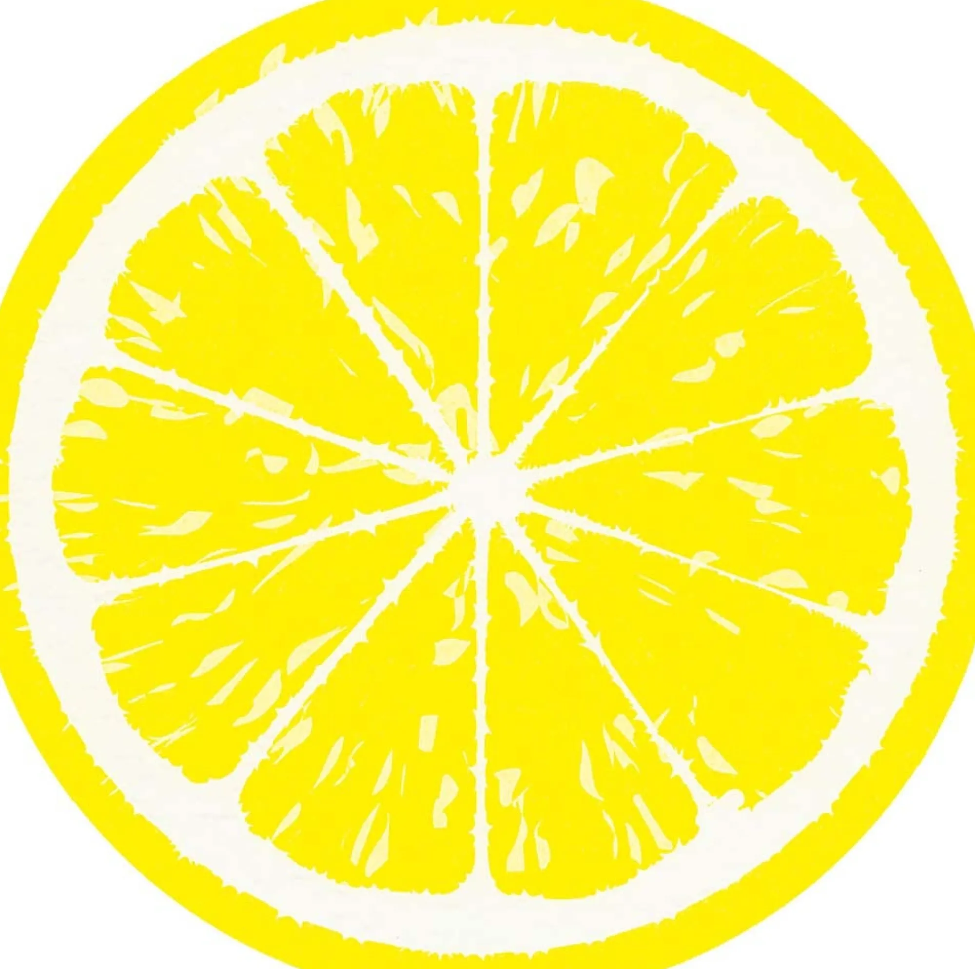Duni Koken & Tafelen>Servet 33 x 33 cm silhouettes - lemon 12st