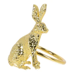 O'malley Pasen|Koken & Tafelen>Servetring konijn goud