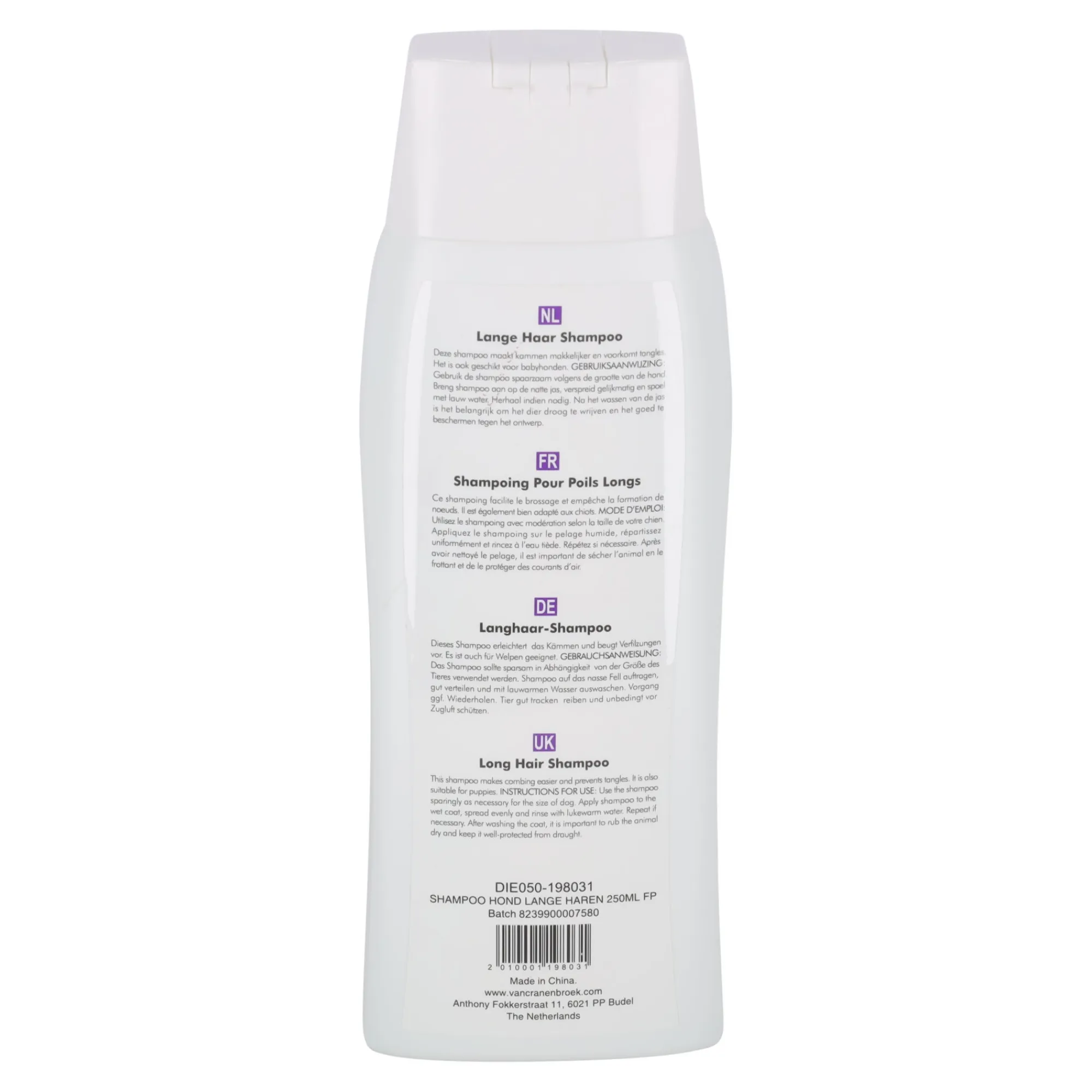Friendly Pet Hondenverzorging>Shampoo hond lange haren 250ml FP