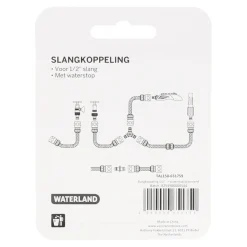 Waterland Pompen En Sproeien>Slangkoppeling 1/2" + waterstop