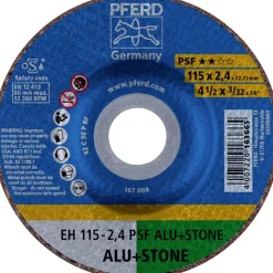 Pferd Toebehoren Elektrisch Gereedschap>Slijpschijf EH115-2,4 alu + steen