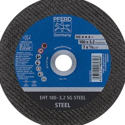 Pferd Toebehoren Elektrisch Gereedschap>Slijpschijf EHT 180 x 3,2 mm SG staal