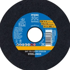 Pferd Toebehoren Elektrisch Gereedschap>Slijpschijf EHT115-1,6 PSF staal+RVS