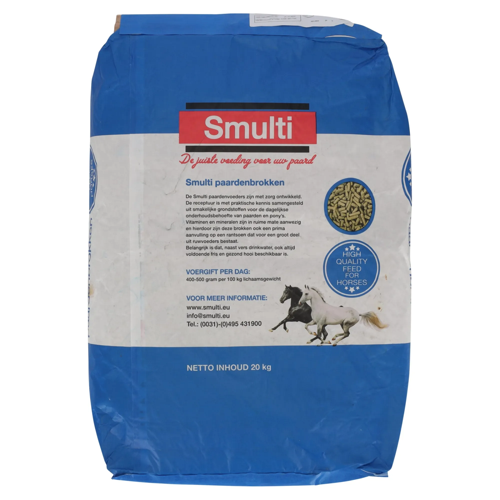 Smulti Paard>paardenbrok 7mm 20kg