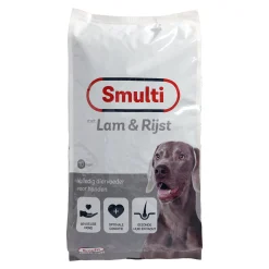 Smulti Hondenvoer>voer voor honden met lam & rijst 10kg