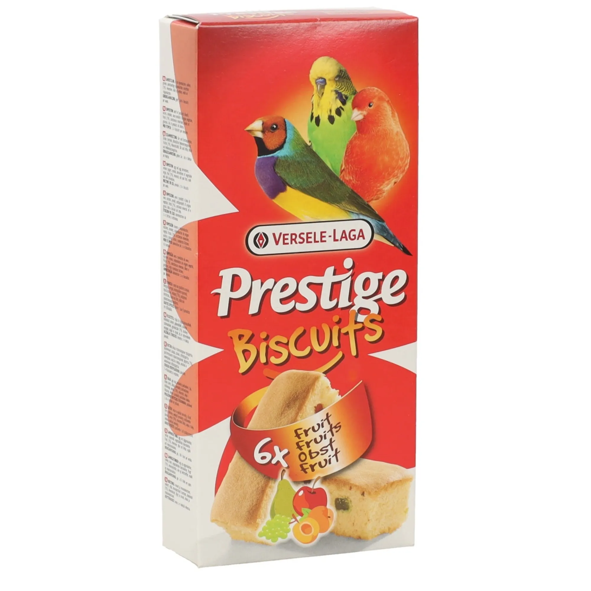 Versele Laga Vogelsnacks>Snack biscuits fruit 6st. Prestige
