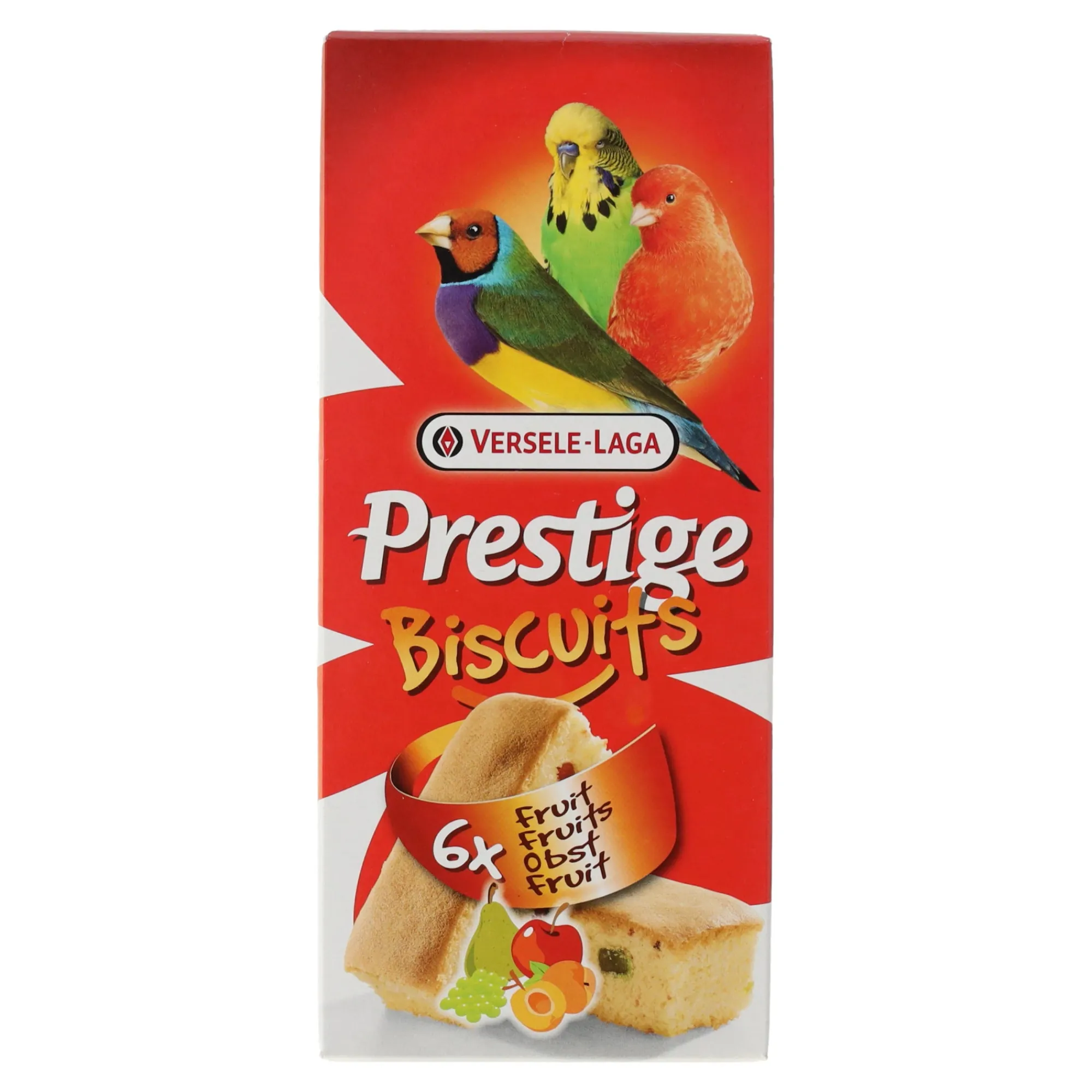 Versele Laga Vogelsnacks>Snack biscuits fruit 6st. Prestige
