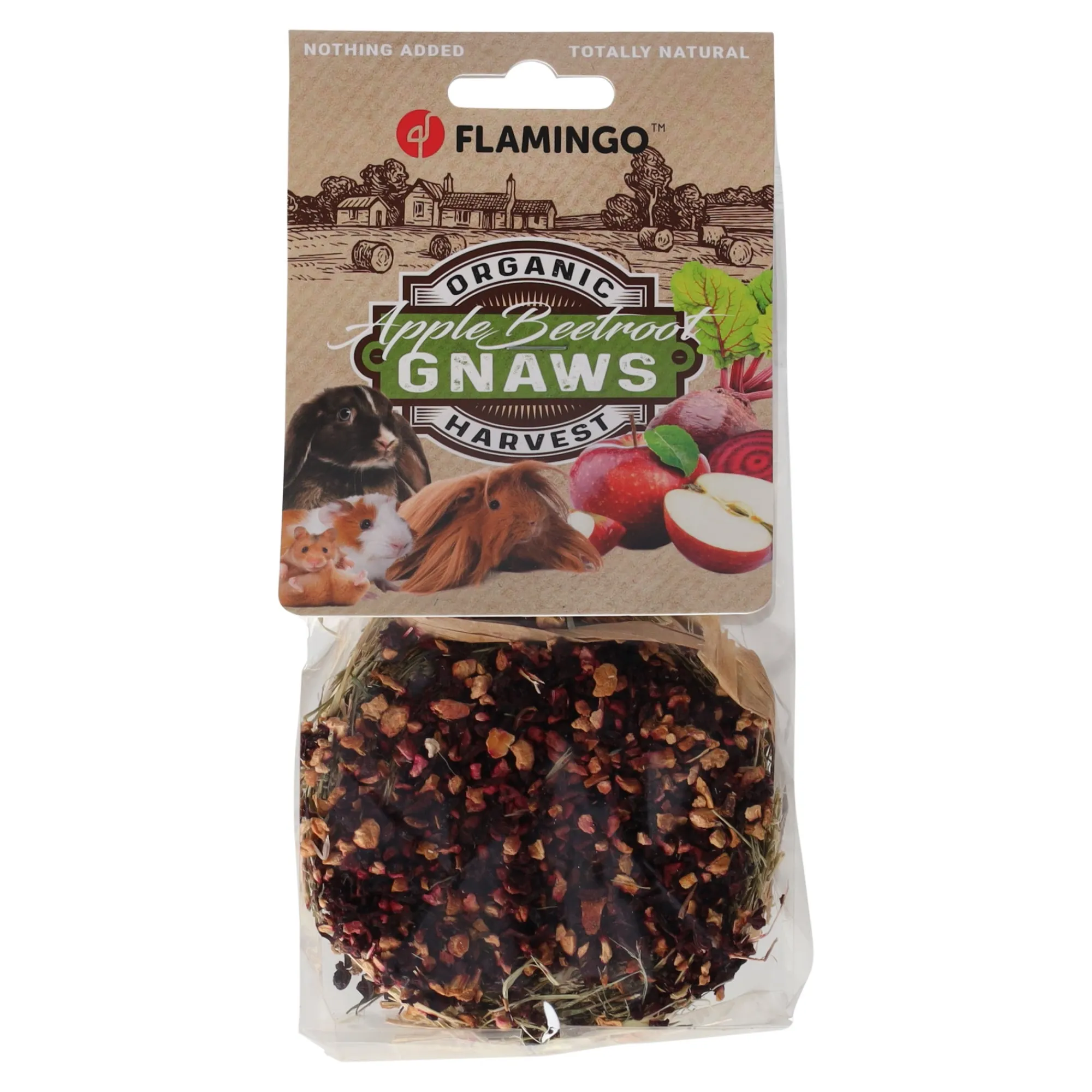 Smulti Knaagdieren Snacks>Snack hooirol appel/rode biet 75gr