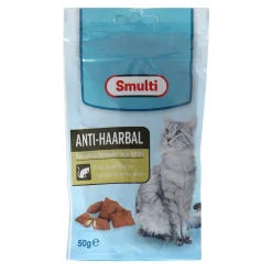 Smulti Kattensnoepjes>Snack kat anti-hairball 50G Multi