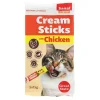 Sanal Kattensnoepjes>Snack kat cream sticks kip 5St