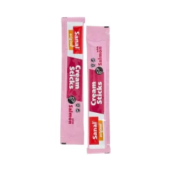 Sanal Kattensnoepjes>Snack kat cream sticks zalm 5St