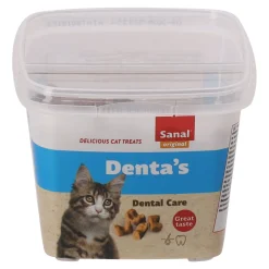 Sanal Kattensnoepjes>Snack kat denta 75g