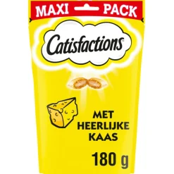 Catisfactions Kattensnoepjes>Snack kat kaas 180g