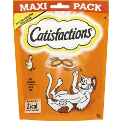 Catisfactions Kattensnoepjes>Snack kat kip 180g