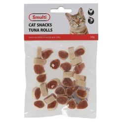 Smulti Kattensnoepjes>Snack kat tonijn rolls 50G