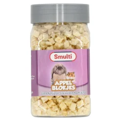 Smulti Knaagdieren Snacks>Snack knaag appelblokjes 102G