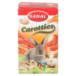 Sanal Knaagdieren Snacks>Snack knaagdier carroties 45g