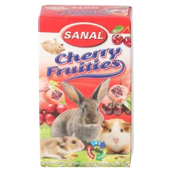 Sanal Knaagdieren Snacks>Snack knaagdier cherry fruities 50g