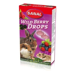 Sanal Knaagdieren Snacks>Snack knaagdier drop wild berry 45g