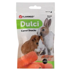 Flamingo Knaagdieren Snacks>Snack knaagdier Dulci wortel 50g