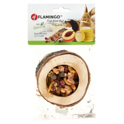 Smulti Knaagdieren Snacks>Snack knaagdier fruitkom hout 120gr