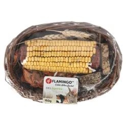 Smulti Knaagdieren Snacks>Snack knaagdier wilgenmand gevuld 150gr