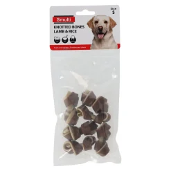Smulti Hondensnacks>Snack knoopbeen lam met rijst 6st S