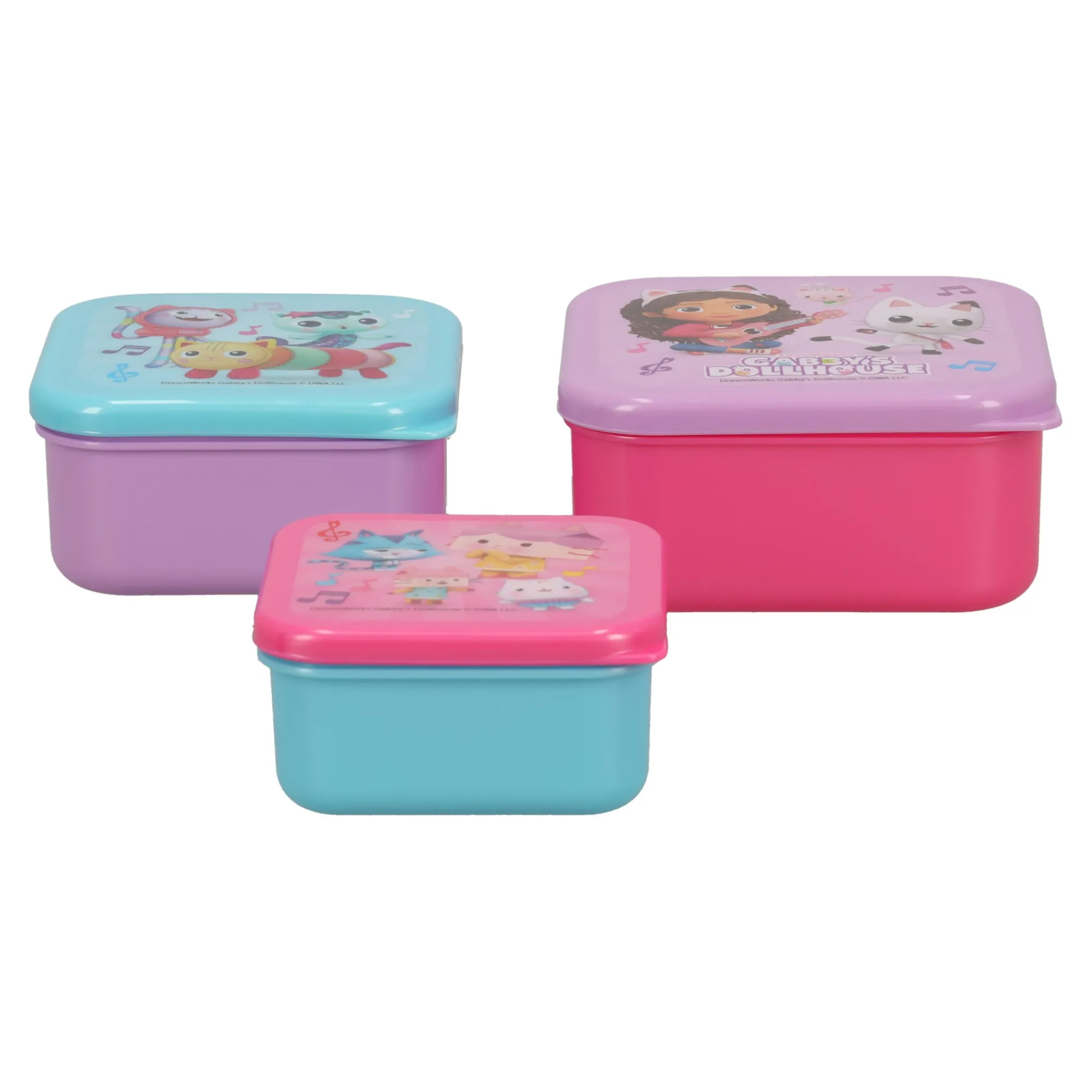 DreamWorks Opbergen|Koken & Tafelen>Snackbox Gabbys dollhouse 3st