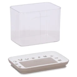 Stefanplast Drink- En Voerbak Hond>Snackbox 1.2L taupe