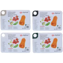 Alpina Koken & Tafelen>Snijplank L 34,5x23,5x0,5cm assorti