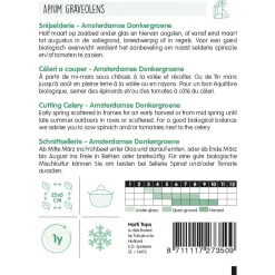 Horti Tops Moestuin>Snijselderij Amsterdamse donkergroene