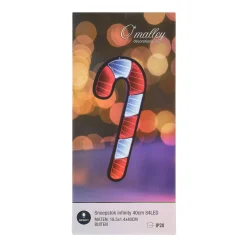 O'malley Kerstdecoratie|Kerstverlichting>Snoepstok infinity 40cm 84LED