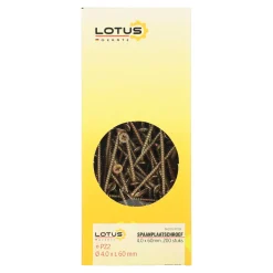 Lotus Bouw>Spaanplaatschroef 4,0 x 60 mm 200st