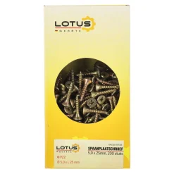Lotus Bouw>Spaanplaatschroef 5,0 x 25 mm 200st