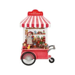 O'malley Kerstdecoratie>Speelgoedkraam glitter 28 cm