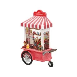 O'malley Kerstdecoratie>Speelgoedkraam glitter 28 cm