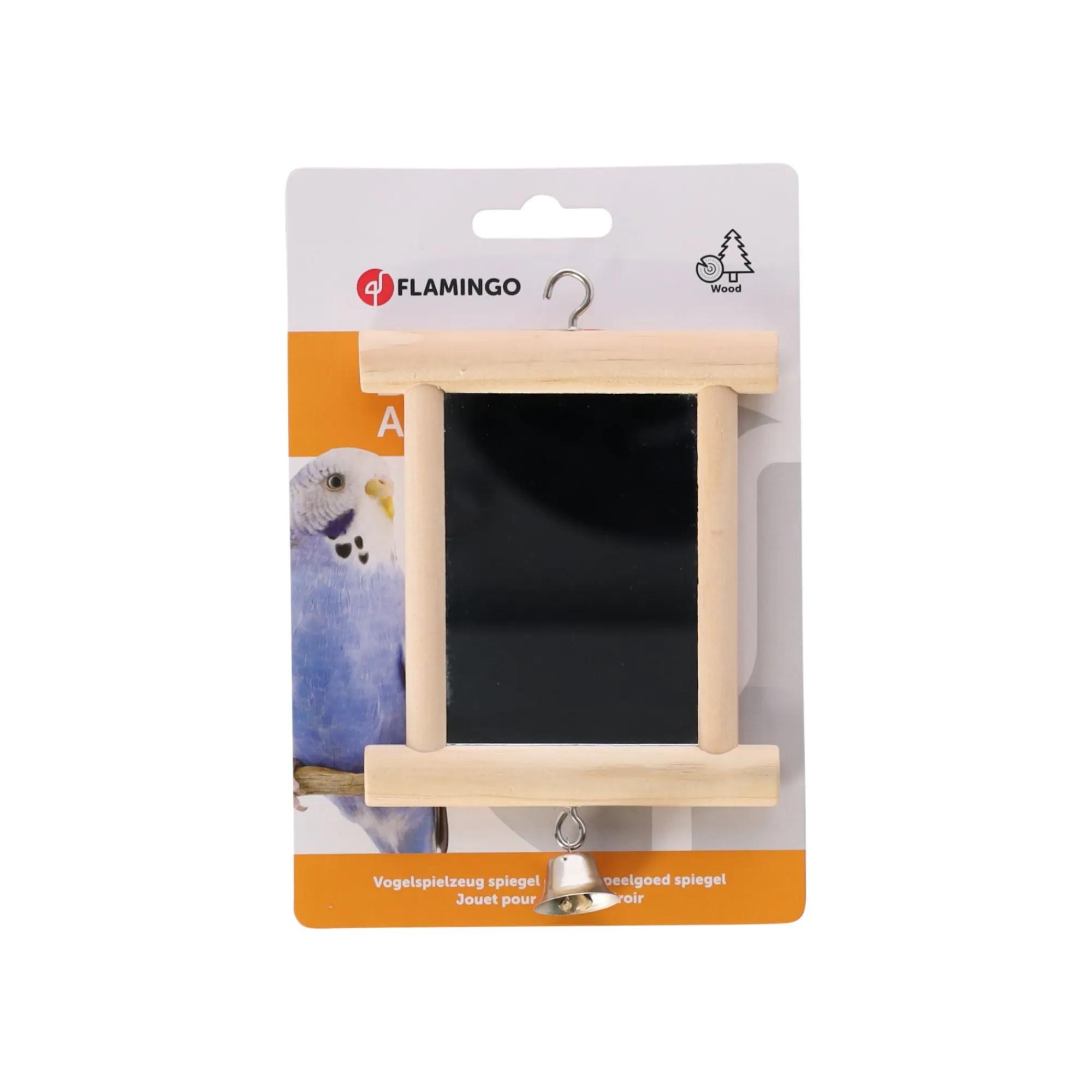 Flamingo Vogelspeelgoed>Spiegel hout Alice