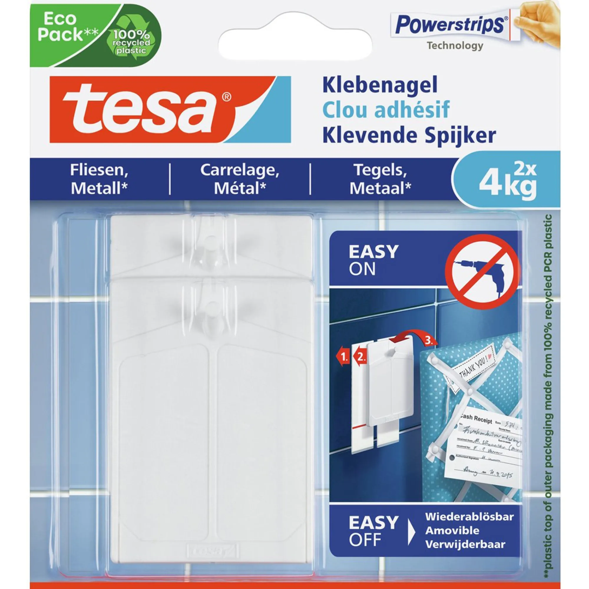 Tesa Bouw>Spijker kleef glad 2x4kg