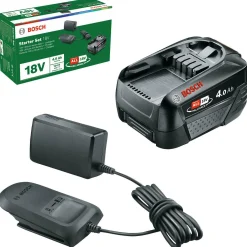 Bosch Tuinmachines>Startset Baretool lader met 18V 4,0Ah accu