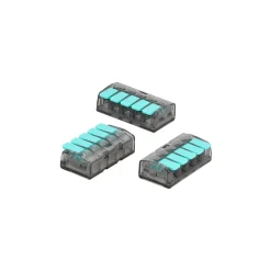 Diamant Installatiemateriaal>Steekklem hendel blauw 5x0.5x4mm 10st