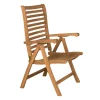 Bois le Duc Tuinstoelen>Stoel 6 standen Marianne teak